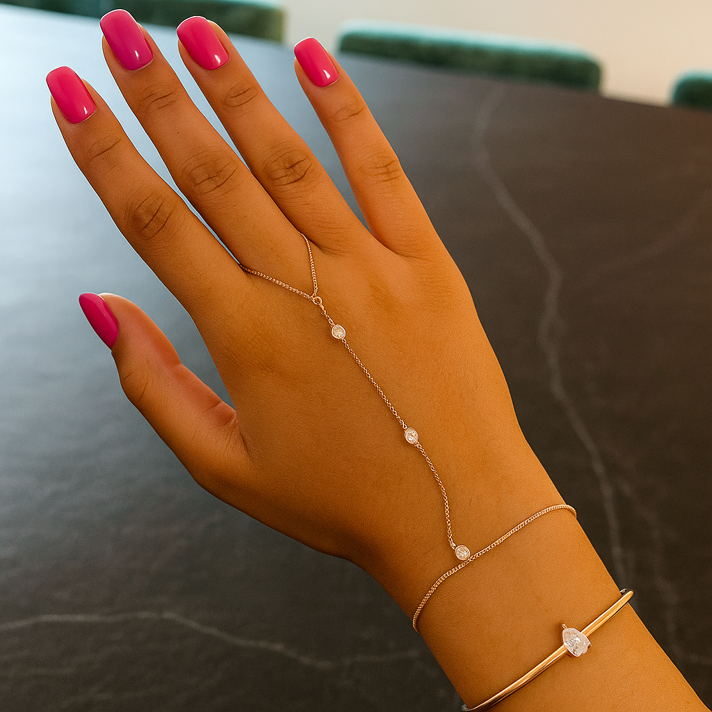 צמיד כף יד "Pure Elegance"
