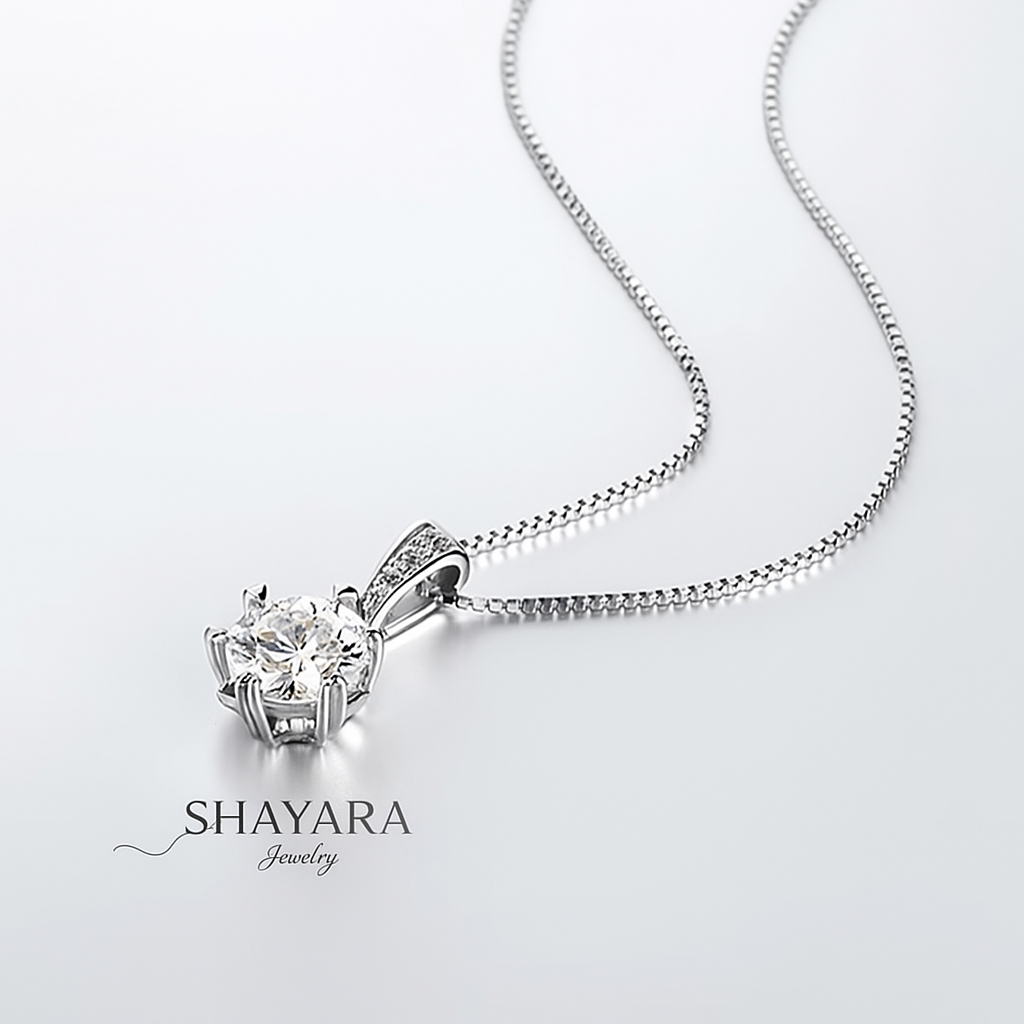 ✨ שרשרת עם אבן Moissanite ✨