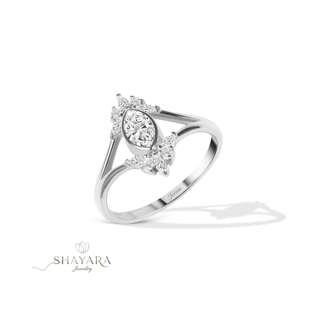 טבעת כסף דגם סהר💍