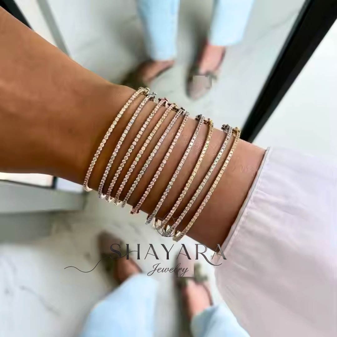 💫 "Brilliance Bangle" – בריליאנס בנגל צמיד קשיח