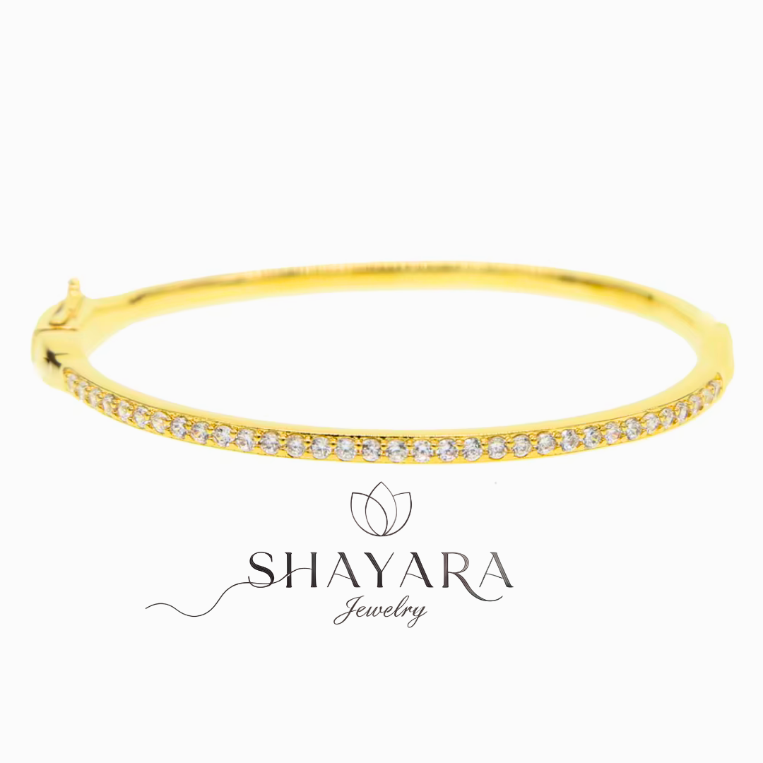 💫 "Brilliance Bangle" – בריליאנס בנגל צמיד קשיח