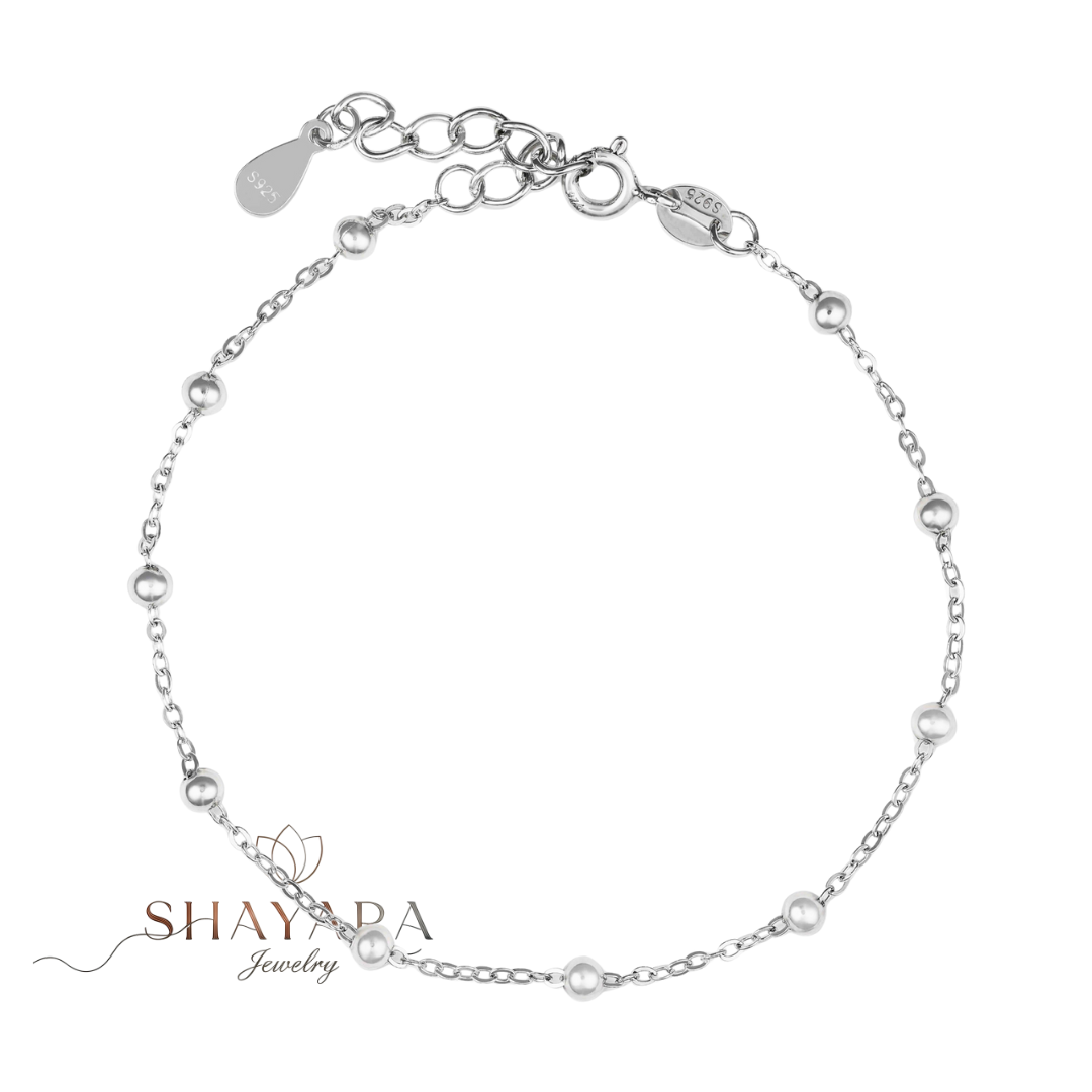צמיד חוליות כסף SHAYARA – עיצוב יוקרתי ונצחי